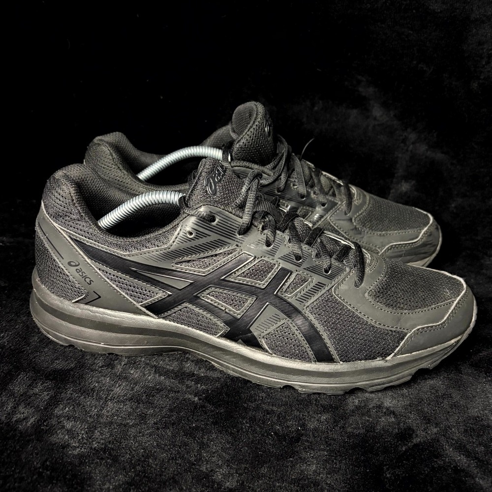 Asics Jolt T7K3N Mens Size 11.5 Running Shoes Triple Black Athletic Sneakers - Picture 3 of 7